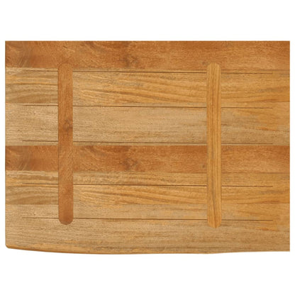 vidaXL Table Top Live Edge 70x60x3.8 cm Solid Wood Mango 5