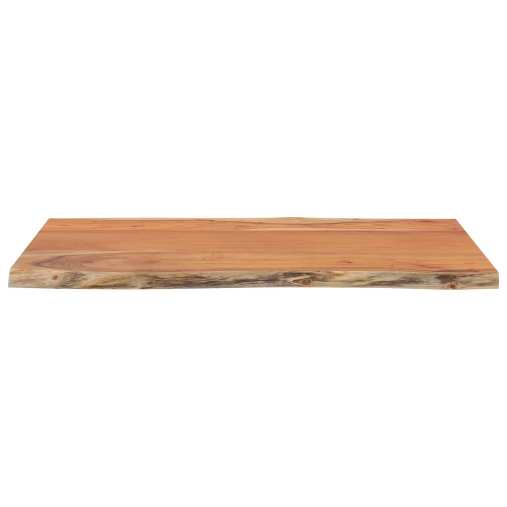 vidaXL Table Top 60x40x2.5 cm Rectangular Solid Wood Acacia Live Edge 5
