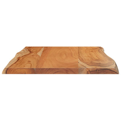 vidaXL Table Top 60x40x2.5 cm Rectangular Solid Wood Acacia Live Edge 6