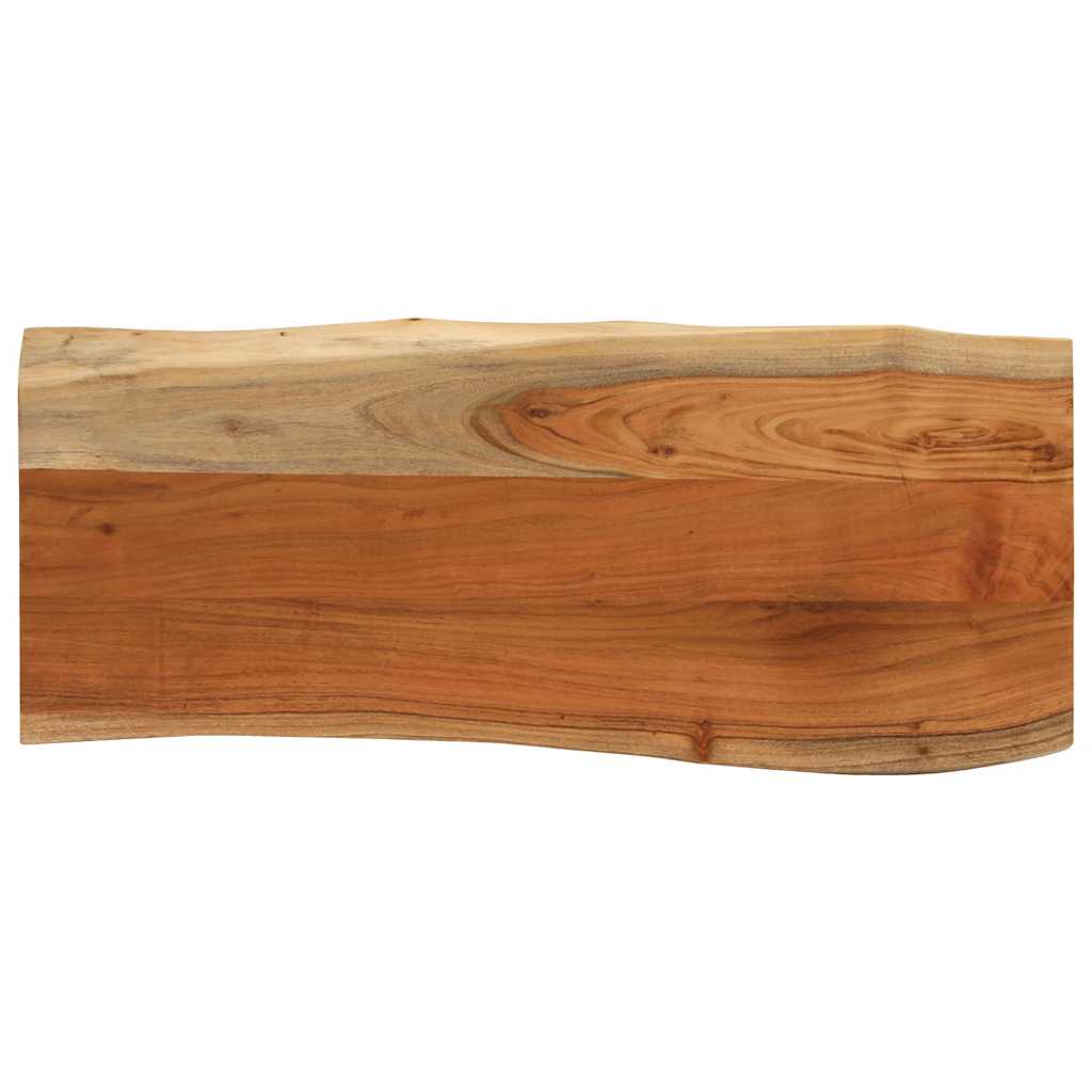 vidaXL Table Top 90x40x3.8 cm Rectangular Solid Wood Acacia Live Edge 1