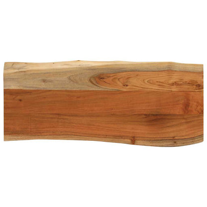 vidaXL Table Top 90x40x3.8 cm Rectangular Solid Wood Acacia Live Edge 1