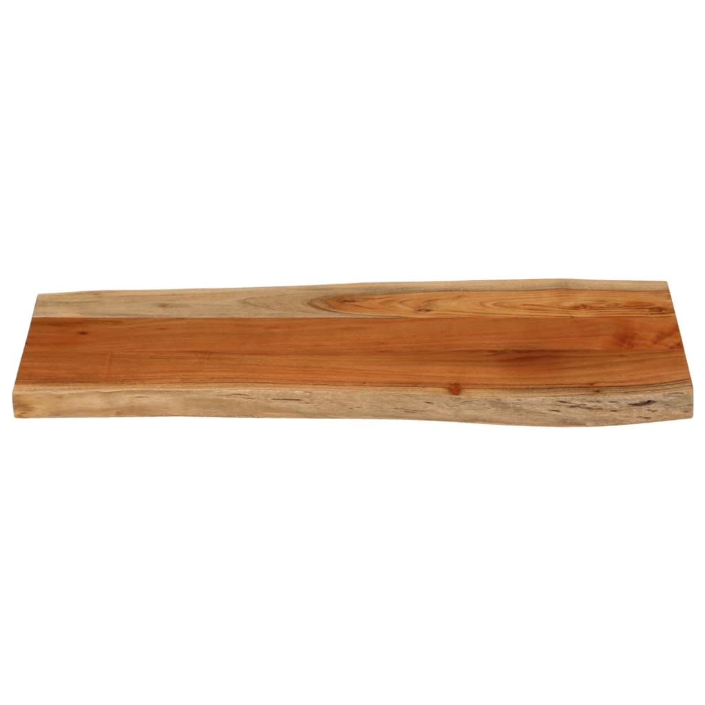 vidaXL Table Top 90x40x3.8 cm Rectangular Solid Wood Acacia Live Edge 3
