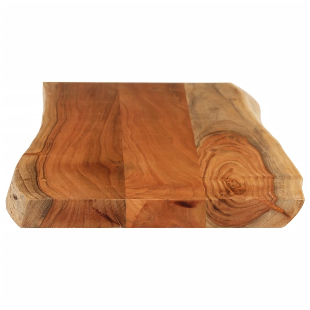 vidaXL Table Top 90x40x3.8 cm Rectangular Solid Wood Acacia Live Edge 4