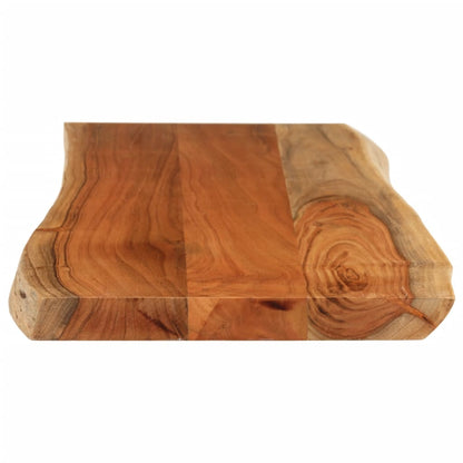 vidaXL Table Top 90x40x3.8 cm Rectangular Solid Wood Acacia Live Edge 4