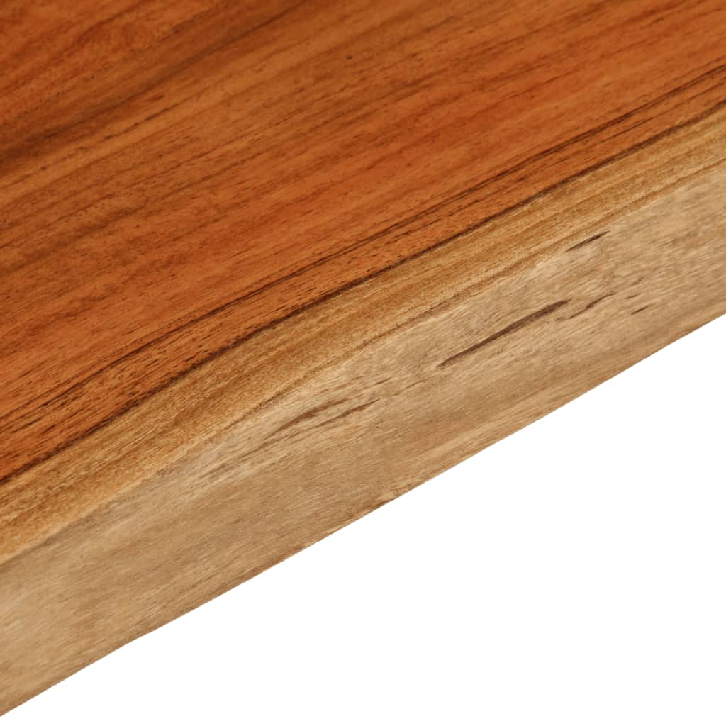 vidaXL Table Top 90x40x3.8 cm Rectangular Solid Wood Acacia Live Edge 6