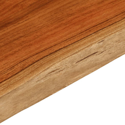 vidaXL Table Top 90x40x3.8 cm Rectangular Solid Wood Acacia Live Edge 6