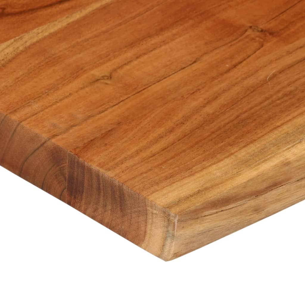 vidaXL Table Top 60x60x3.8 cm Rectangular Solid Wood Acacia Live Edge 6