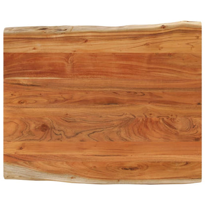 Table Top 80x80x3.8 cm Live Edge Solid Wood Mango Thickness 38 mm Acacia wood(natural) 110 cm