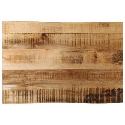 vidaXL Table Top Live Edge 50x40x2,5 cm Solid Wood Rough Mango 1