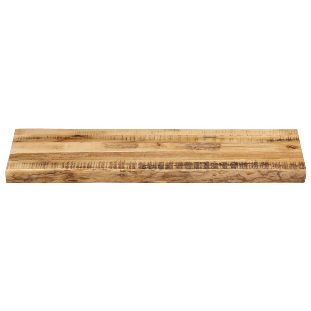 vidaXL Table Top Live Edge 80x40x2.5 cm Solid Wood Rough Mango 3