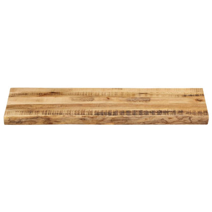 vidaXL Table Top Live Edge 80x40x2.5 cm Solid Wood Rough Mango 3