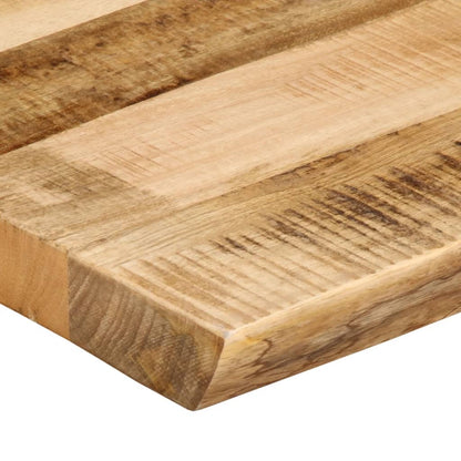 vidaXL Table Top Live Edge 80x40x2.5 cm Solid Wood Rough Mango 6