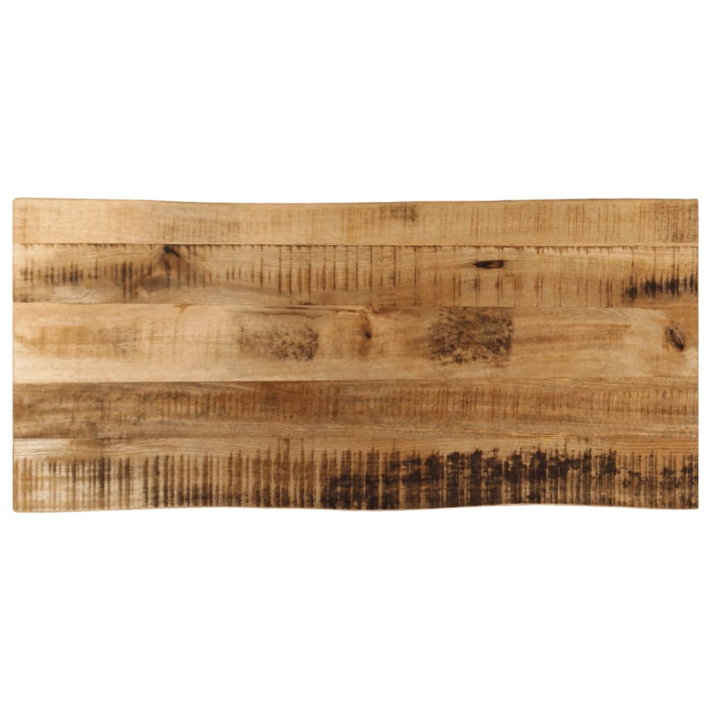 vidaXL Table Top Live Edge 90x40x2.5 cm Solid Wood Rough Mango 1