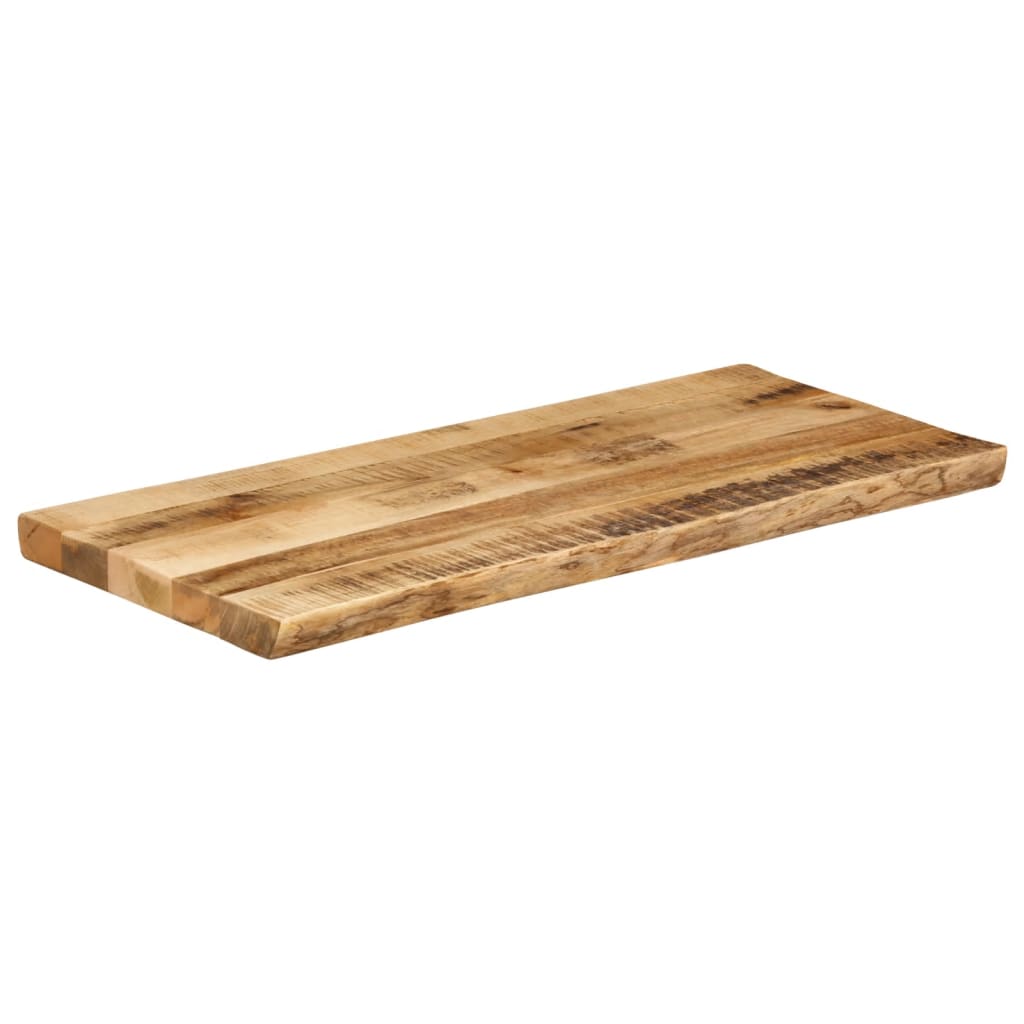 vidaXL Table Top Live Edge 90x40x2.5 cm Solid Wood Rough Mango 2