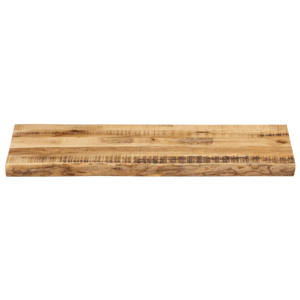 vidaXL Table Top Live Edge 90x40x2.5 cm Solid Wood Rough Mango 3