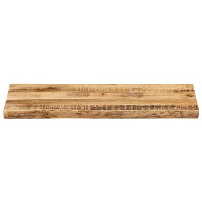 vidaXL Table Top Live Edge 90x40x2.5 cm Solid Wood Rough Mango 3