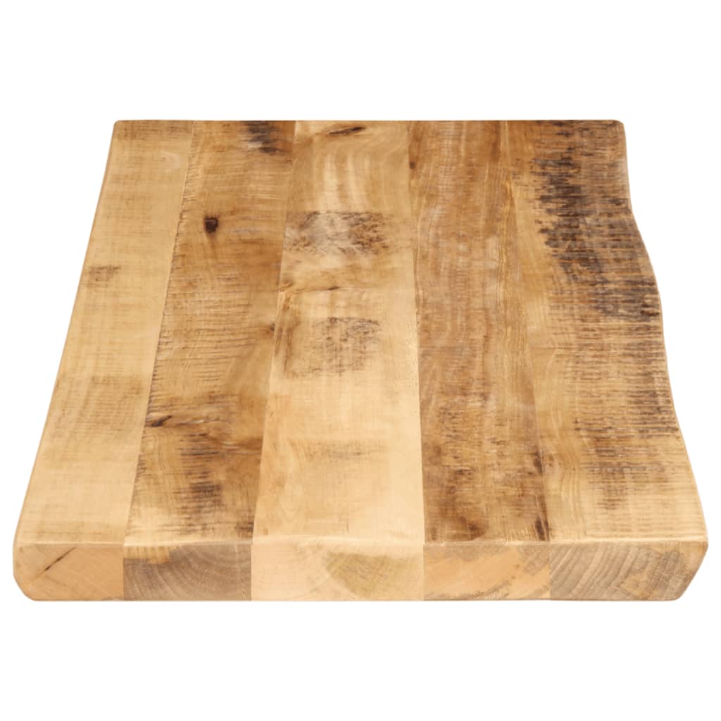 vidaXL Table Top Live Edge 90x40x2.5 cm Solid Wood Rough Mango 4