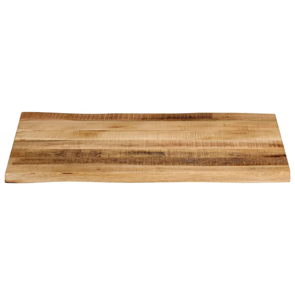 vidaXL Table Top Live Edge 70x60x2.5 cm Solid Wood Rough Mango 3