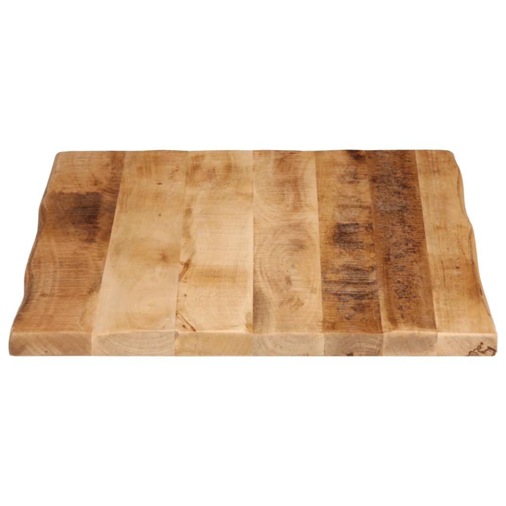 vidaXL Table Top Live Edge 70x60x2.5 cm Solid Wood Rough Mango 4