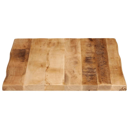 vidaXL Table Top Live Edge 70x60x2.5 cm Solid Wood Rough Mango 4