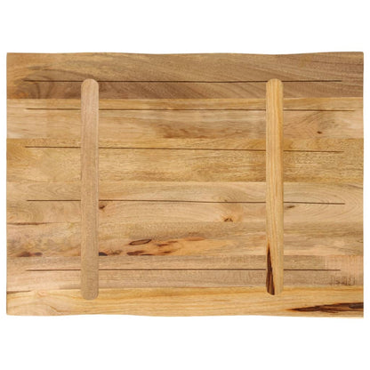 vidaXL Table Top Live Edge 70x60x2.5 cm Solid Wood Rough Mango 5