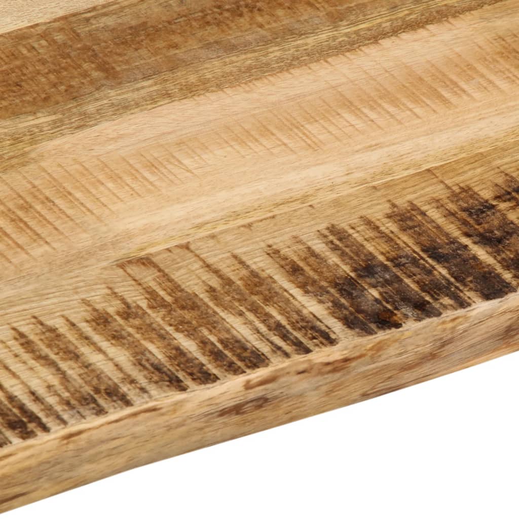 vidaXL Table Top Live Edge 70x60x2.5 cm Solid Wood Rough Mango 6
