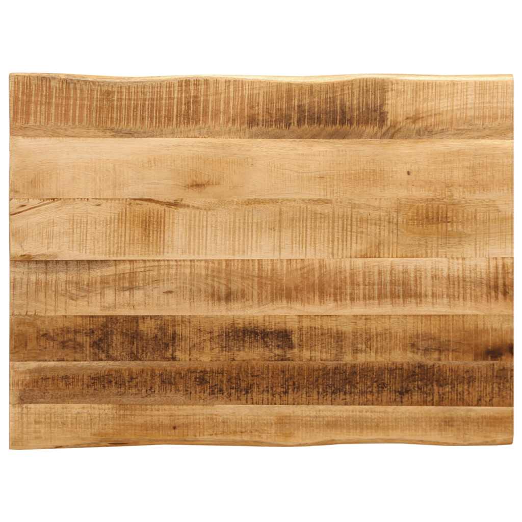 vidaXL Table Top Live Edge 80x60x2.5 cm Solid Wood Rough Mango 1