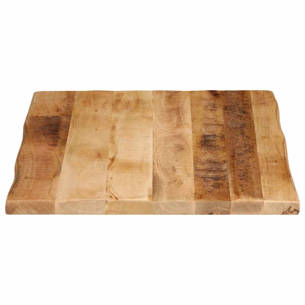 vidaXL Table Top Live Edge 80x60x2.5 cm Solid Wood Rough Mango 4