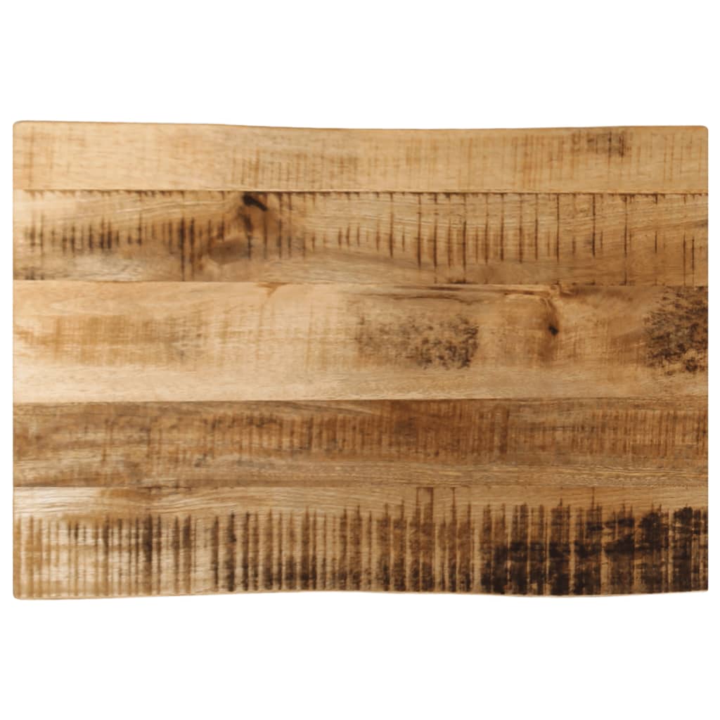 vidaXL Table Top Live Edge 70x40x3.8 cm Solid Wood Rough Mango 1