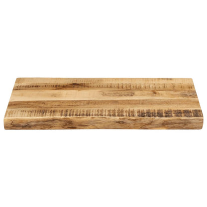 vidaXL Table Top Live Edge 70x40x3.8 cm Solid Wood Rough Mango 3