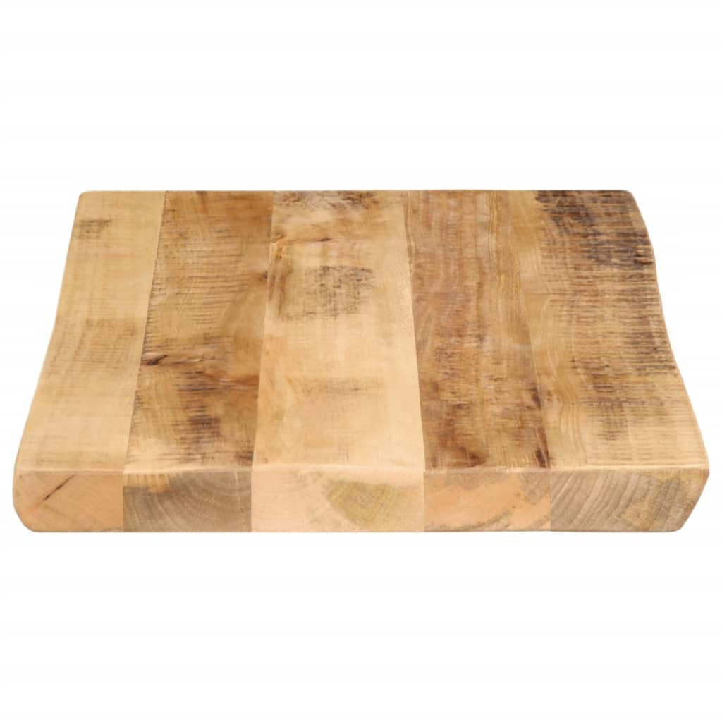 vidaXL Table Top Live Edge 70x40x3.8 cm Solid Wood Rough Mango 4