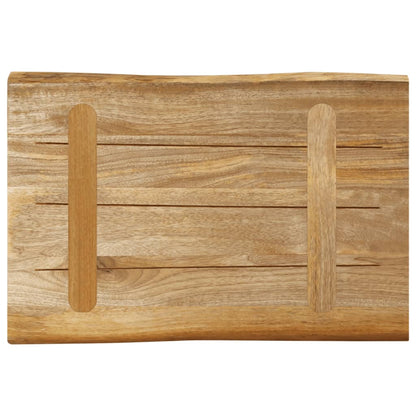 vidaXL Table Top Live Edge 70x40x3.8 cm Solid Wood Rough Mango 5