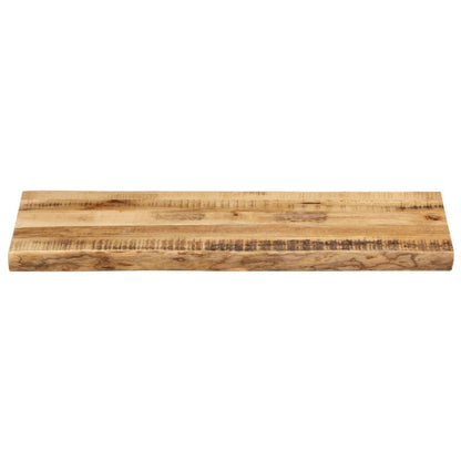 vidaXL Table Top Live Edge 80x40x3.8 cm Solid Wood Rough Mango 3