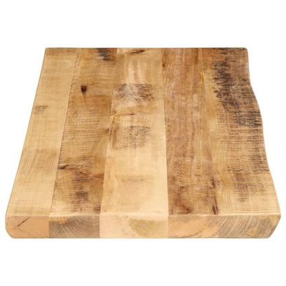 vidaXL Table Top Live Edge 80x40x3.8 cm Solid Wood Rough Mango 4