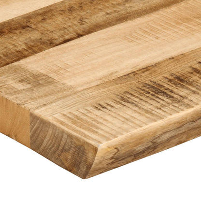 vidaXL Table Top Live Edge 80x40x3.8 cm Solid Wood Rough Mango 6