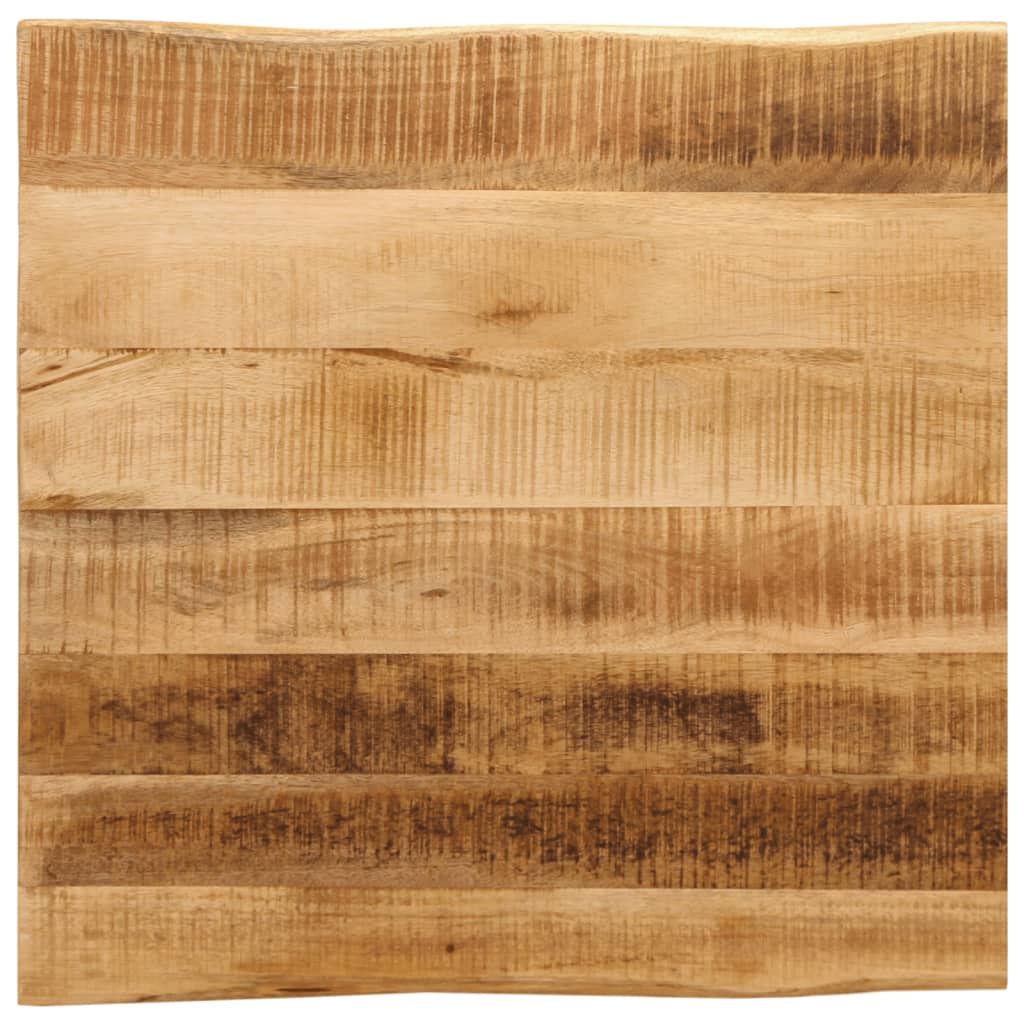 vidaXL Table Top Live Edge 60x60x3.8 cm Solid Wood Rough Mango 1