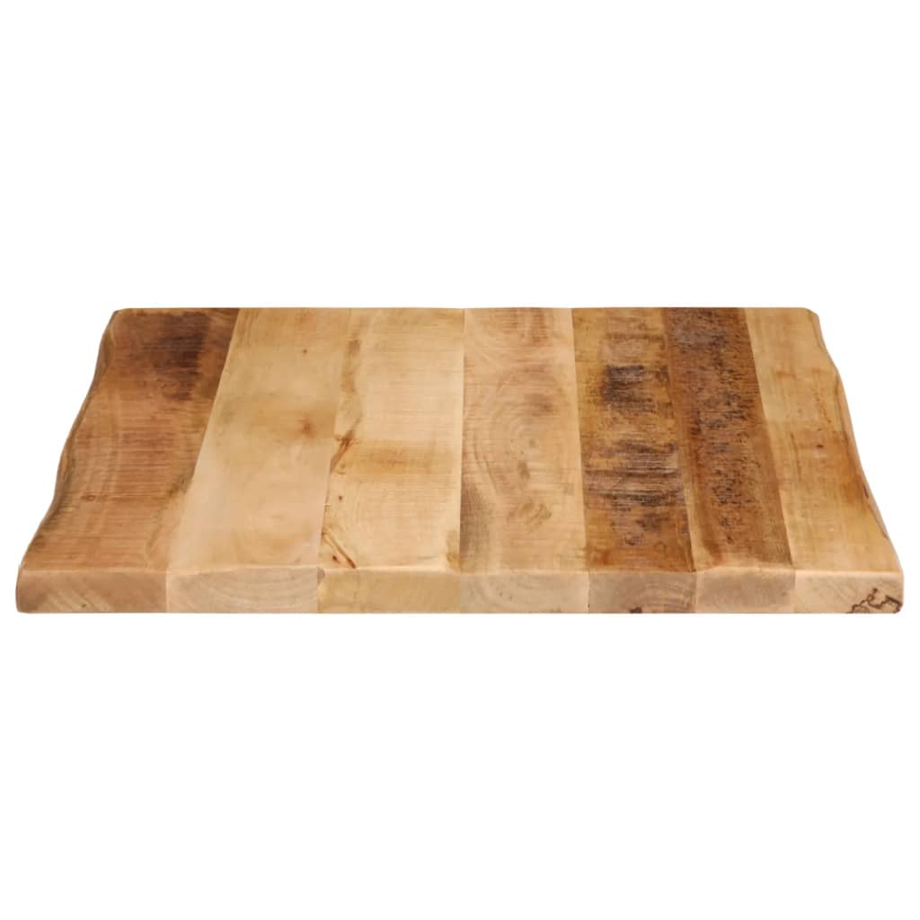 vidaXL Table Top Live Edge 60x60x3.8 cm Solid Wood Rough Mango 4