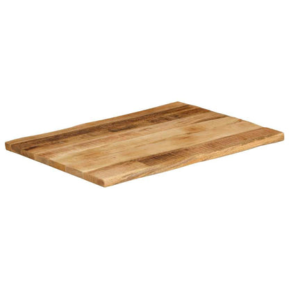 vidaXL Table Top Live Edge 70x60x3.8 cm Solid Wood Rough Mango 2