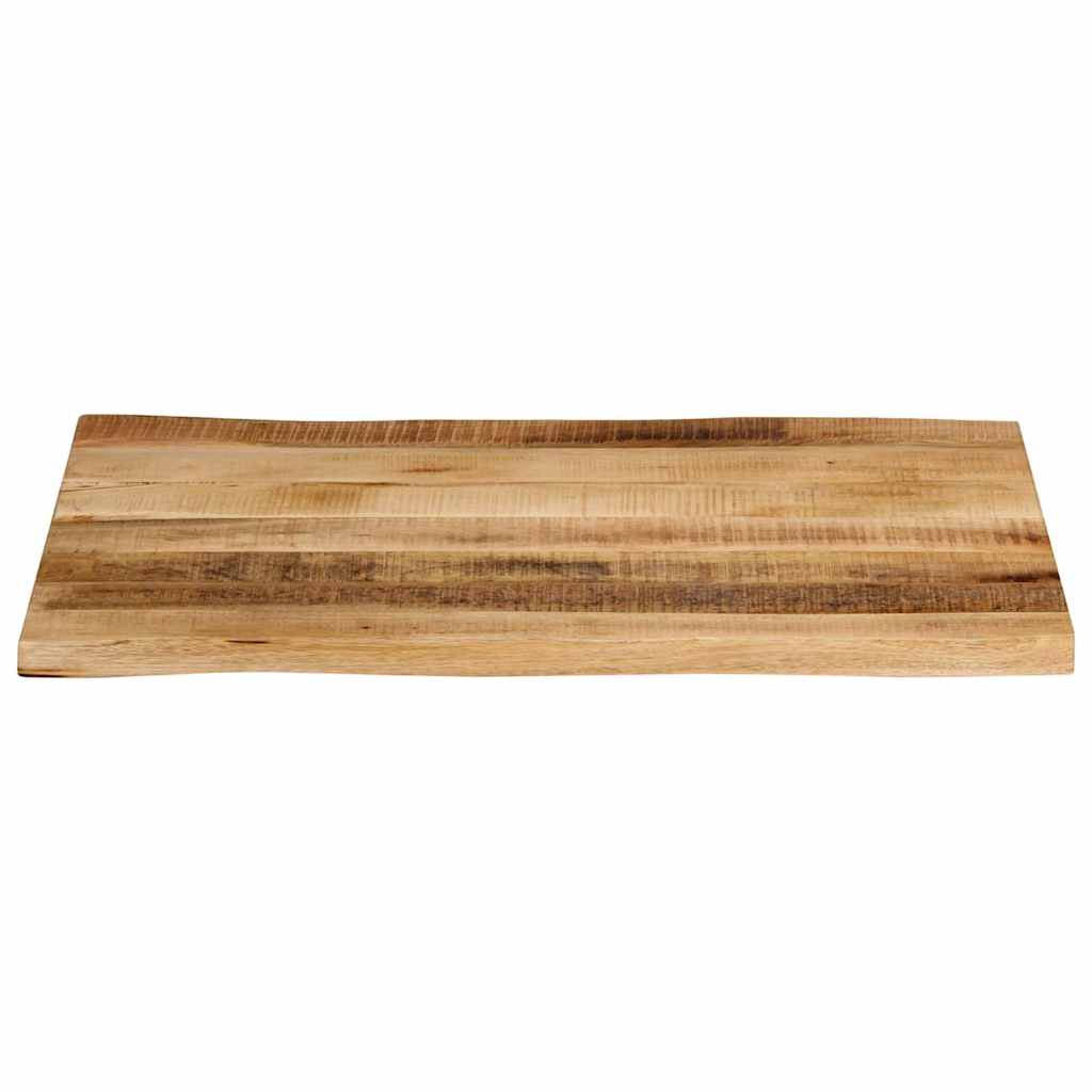 vidaXL Table Top Live Edge 70x60x3.8 cm Solid Wood Rough Mango 3