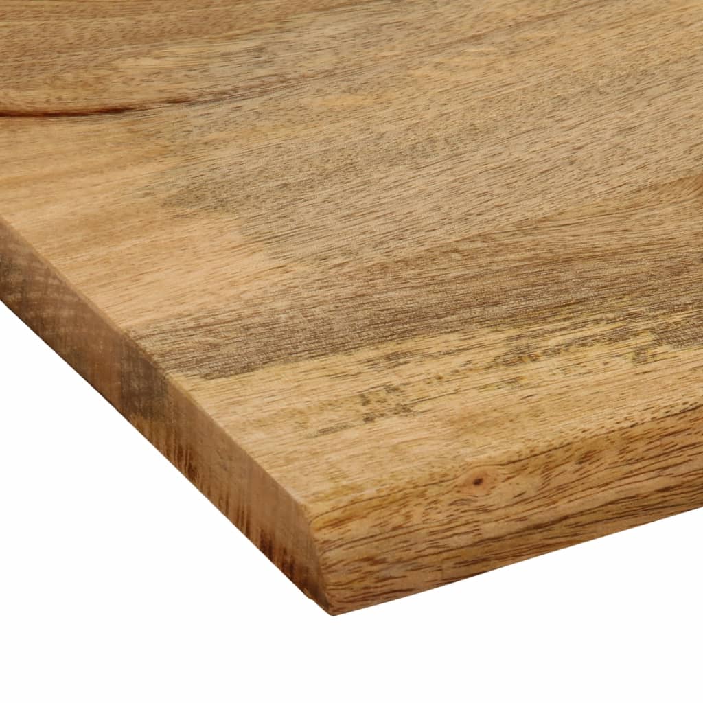 Table Top 80x80x3.8 cm Live Edge Solid Wood Mango Thickness 38 mm Mango wood(natural) 90 cm