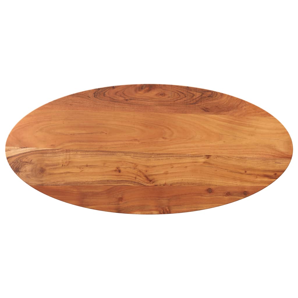 vidaXL Table Top 100x50x2.5 cm Oval Solid Wood Acacia 1
