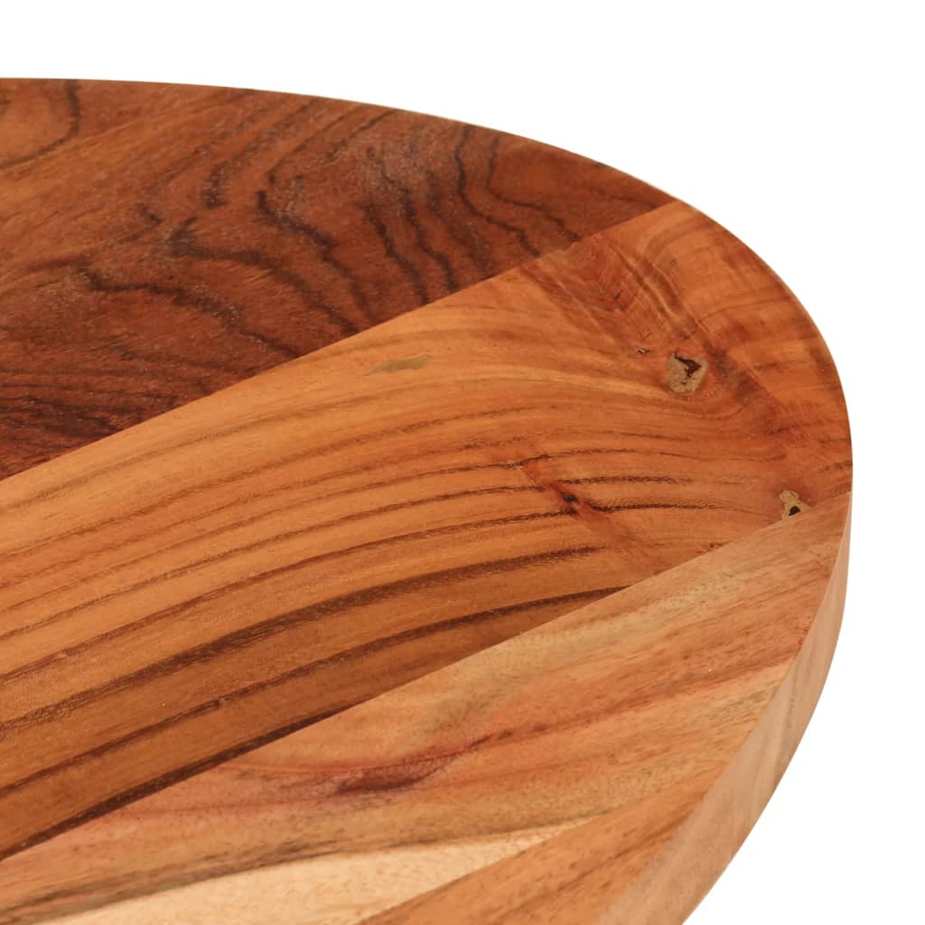 vidaXL Table Top 110x50x2.5 cm Oval Solid Wood Acacia 6