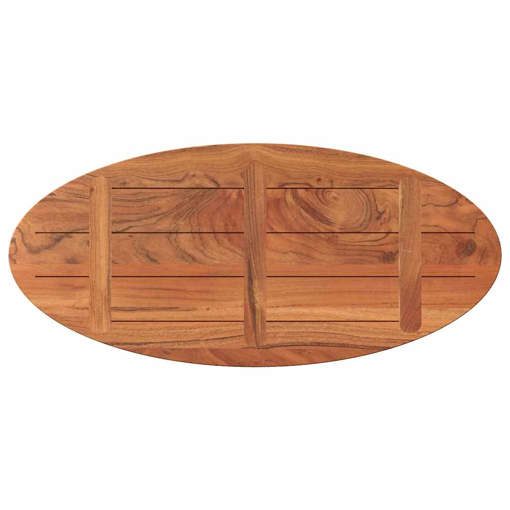 vidaXL Table Top 100x40x3.8 cm Oval Solid Wood Acacia 5