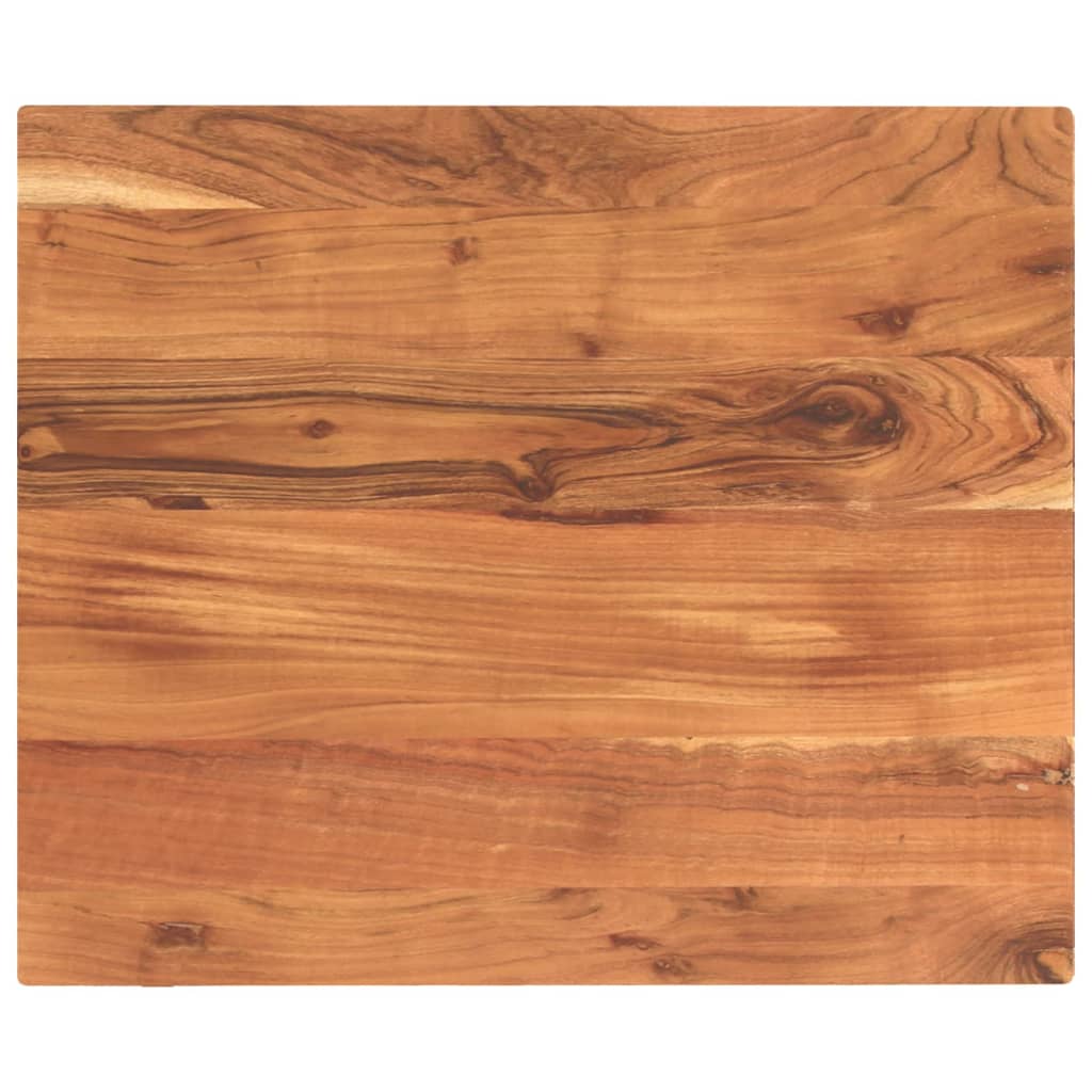 vidaXL Table Top 60x50x2.5 cm Rectangular Solid Wood Acacia 1