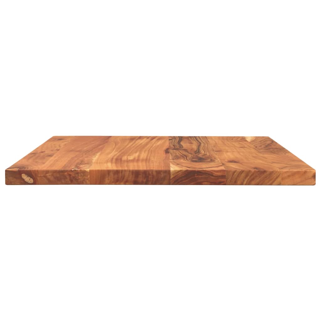 vidaXL Table Top 60x50x2.5 cm Rectangular Solid Wood Acacia 4