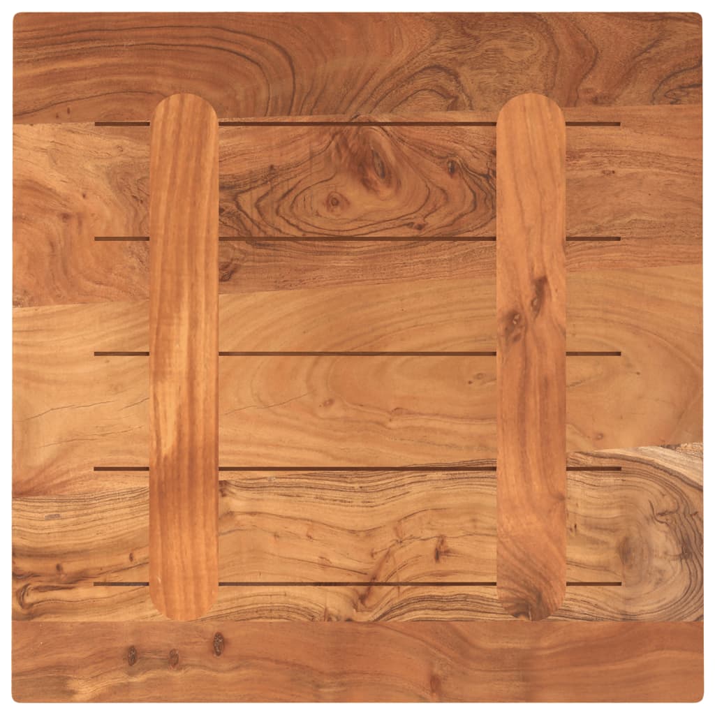 vidaXL Table Top 60x60x2.5 cm Square Solid Wood Acacia 5
