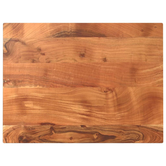 Table Top Rectangular Solid Wood Acacia