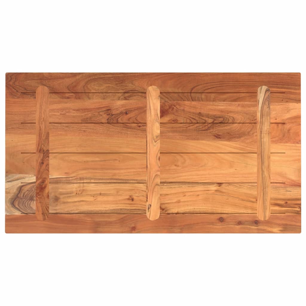 vidaXL Table Top 100x60x2,5 cm Rectangular Solid Wood Acacia 4