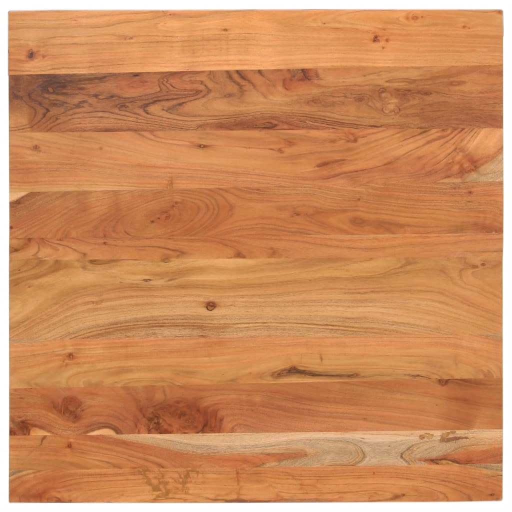 vidaXL Table Top 70x70x2,5 cm Square Solid Wood Acacia 1