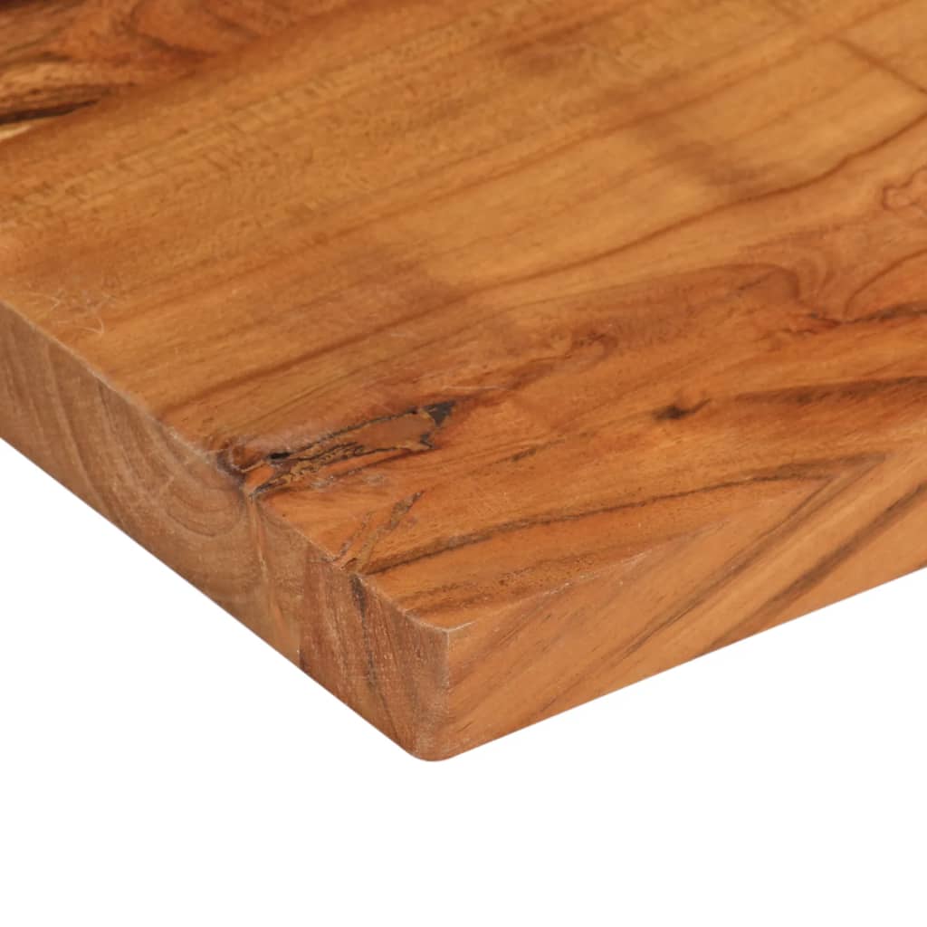 vidaXL Table Top 60x50x3.8 cm Rectangular Solid Wood Acacia 6